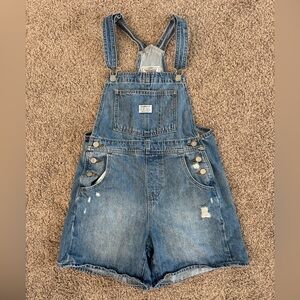 Levi's Blue Denim Overalls